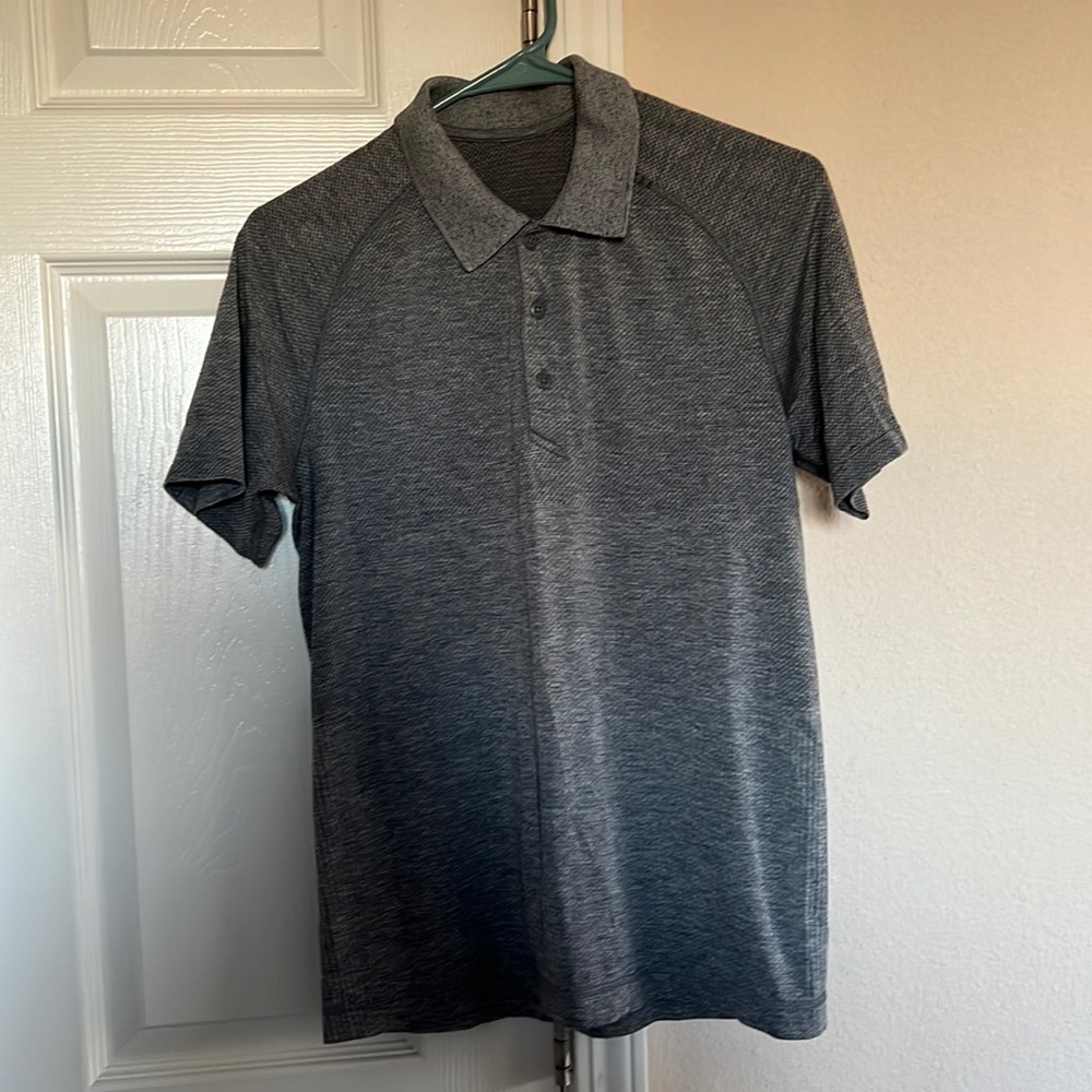 Lululemon Metal Vent Tech Polo 2.0 Slate/White color